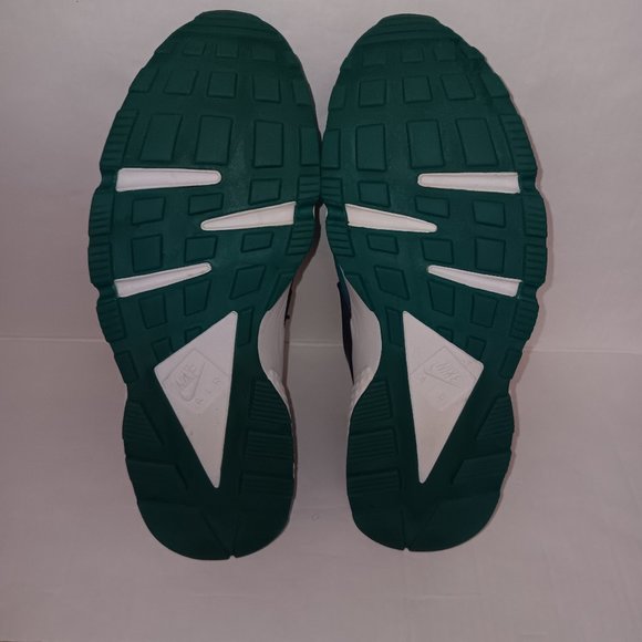 NIKE HUARACHE GREEN ABYSS TURBO GREEN SNEAKERS - Picture 4 of 7